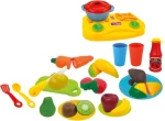 ALLTOYS Košík s krájecím jídlem tmavě zelený