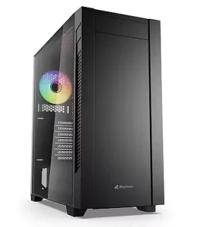 Sharkoon S25-W2 ARGB černá / E-ATX / ARGB / USB-C / Průhledná bočnice / Bez zdroje (4044951045709)