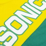 Mitchell & Ness Pánská mikina Seattle SuperSonics NBA Split Short Sleeve Hoodie Velikost: S