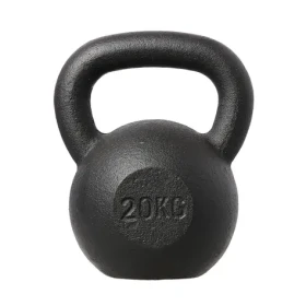 HMS KZG20 Litinový kettlebell 20 kg černý (5907695517828)