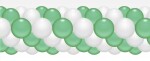 Balónková girlanda bílo-zelená mint Balonky.cz Balónková girlanda bílo-zelená mint Balonky.cz