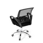 Dětská židle, výškově nastavitelná, černá síťovina, KA-L103 BK