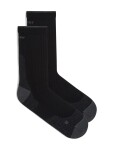 Pánské merino turistické ponožky ICEBREAKER Mens Hike+ Ultralight Crew, Black/Obsidian velikost: 42-44 (M)