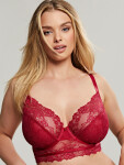 Cleo Selena Plunge ruby red 10626