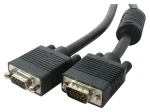 MediaRange VGA prodlužovací kabel černá / Prodlužovací kabel / VGA (D-Sub) samec/samice / 1,8 m (MRCS148)