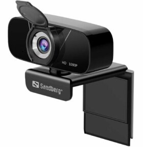 Sandberg Chat Webcam černá / Full HD / 2Mpx / USB 2.0 / mikrofon / 1.5 m (134-15)