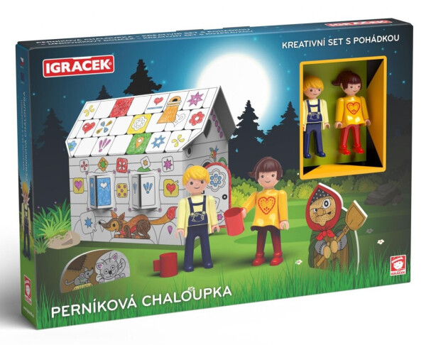 IGRÁČEK Perníková chaloupka kreativní set pohádkou