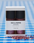 Nicolas Vahé Sada soli a pepře Ruby salt and seeds / pepper mix, růžová barva, sklo