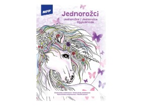 Jednorožci 3, antistresové omalovánky, MFP