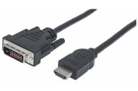 Manhattan kabel pro monitory HDMI-DVI-D 1.8m / dual link (372503)