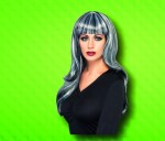 Smiffys.com Paruka Sinister Siren černo-šedá