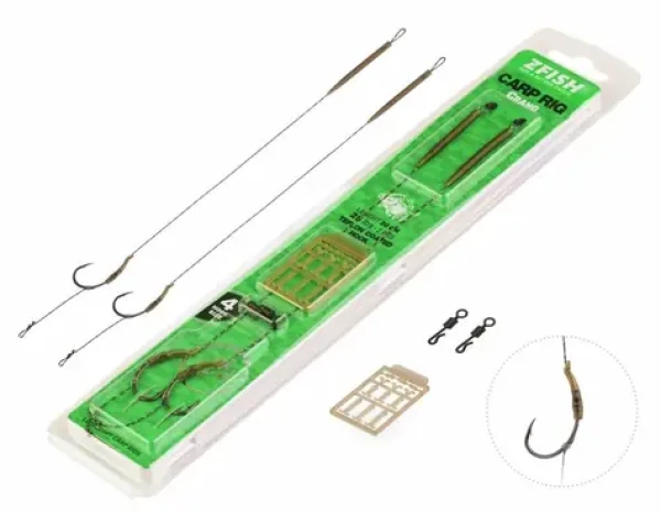 Zfish Návazec Crang Carp Rig 20cm 25lb Velikost 4 2ks (ZF-5131)