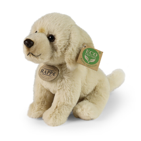 Plyšový pes labrador sedící 23 cm, ECO-FRIENDLY SOFT