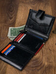 Pánské peněženky 326L RBA D BLACK RED černá jedna velikost
