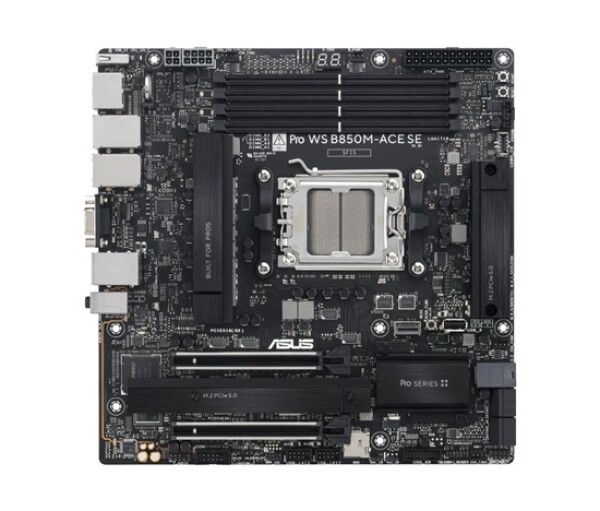 ASUS MB Sc AM5 Pro WS B850M-ACE SE, AMD B850, 4xDDR5, 1xHDMI, 1xDP, 1xVGA, mATX EDF_1887792