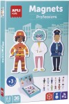 APLI APLI, 18532, magnetická hra pro děti, profese, 36 ks