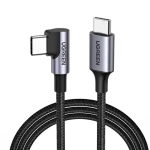 Ugreen US255 kabel USB-C - USB-C / kabel 0,5m / L-konektor (50122B)