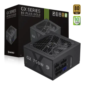 Gamemax GX 750GF / Zdroj ATX / 750W / 80 PLUS Gold / plně modulární (GX 750GF)