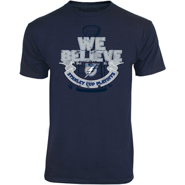 Old Time Hockey Pánské Tričko We Believe NHL Playoffs Tampa Bay Lightning Velikost: