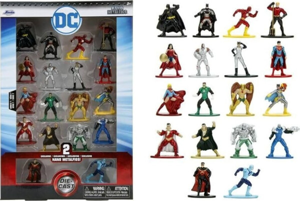 Kovové sběratelské figurky DC 18 ks serie 7 - Hermanex