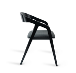 NábytekProNás Jídelní židle křesílko FRAME SOFT - buk černá (zakázkové látky)