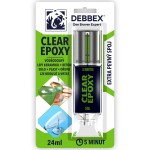 Epoxidové lepidlo - transparentní, 24ml, DEBBEX