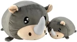 Magic Baby Nosorožec - maminka s mláďátkem - set plyšových hraček 20 a 40 cm
