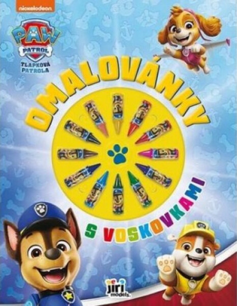 Tlapková patrola - Omalovánky s voskovkami - kolektiv