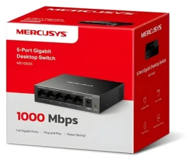 Mercusys MS105GS / Switch / 5x Gigabit / Desktop / Bez ventilátoru (MS105GS)