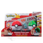 Pokémon figurková bitva - Surprise Attack Game - Chimchar vs Wynaut