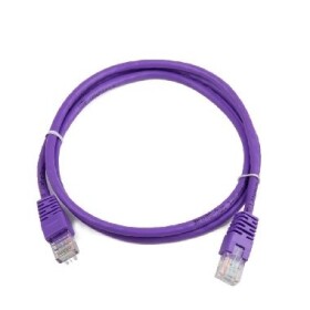 Gembird UTP CAT5E 0.25m / patch kabel / s ochranou / fialová (PP12-0.25M/V)