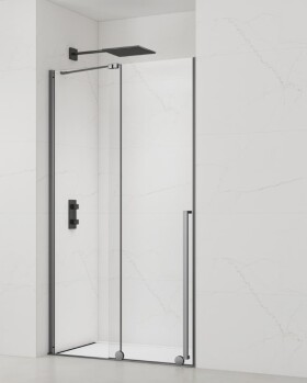 Sprchové dveře 110 cm SAT Xmotion PVD Gun metal SATBWIXM110NIKAGM SATBWIXM110NIKAGM
