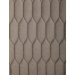 Židle jídelní, cappucino látka, černý kov