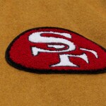 Mitchell & Ness Pánská bunda San Francisco 49ers NFL Dusted Varsity Créme Velikost: 3XL