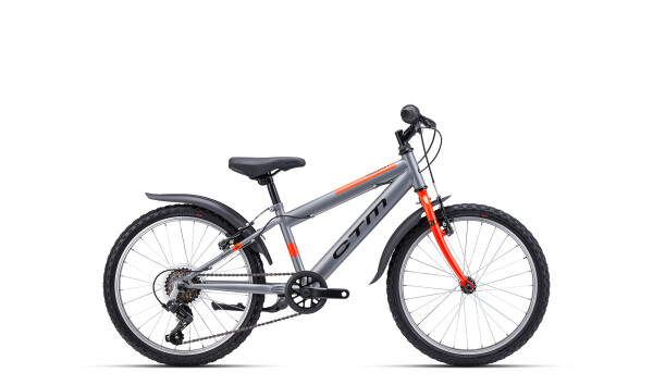 Dětské kolo CTM SCOOBY 1.0 20", barva matná šedá, model 2026 - ZDARMA dopravné, montáž!