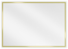 MEXEN - Loft zrcadlo 70 x 50, zlatý rám 9852-070-050-000-50