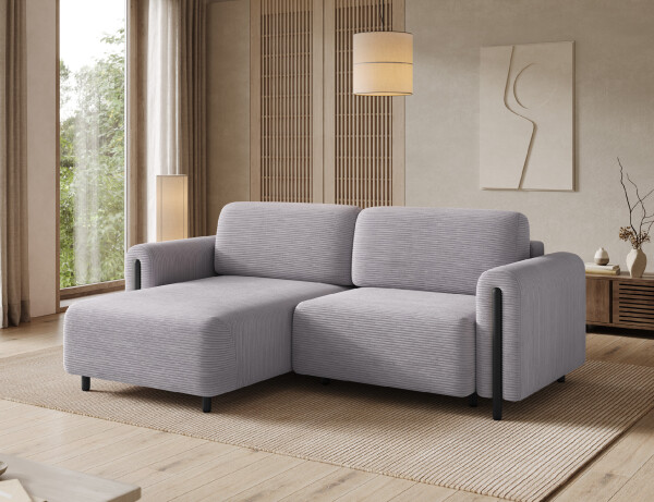 Sedací souprava Acossta Provedení: Levá varianta, Nožičky: Černé, látka: Jarell 3