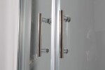 OLSEN SPA - Sprchový asymetrický kout s vaničkou IBIZA II - Barva rámu - Chrom/Leštěný hliník (ALU), Rozměr A - 120, Rozměr B - 80, Směr zavírání - Levé (SX), Výplň - Čiré bezpečnostní sklo - 5 mm OLBIBI212L