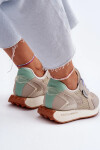 Dámské tenisky na platformě Memory Foam Big Star Platform Beige Velikost: 40
