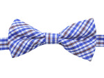 Britain modrý károvaný motýlek pro psa | 20 - 44 cm Barva: Modro-černá