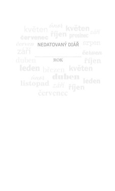 Kalendárium do diáře UNI M - nedatovaný