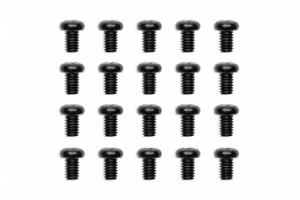 EKWB EK-Loop Phillips Head Screw Set M4x5mm - Black (20pcs) (3831109898017)