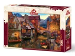 ART PUZZLE 5476 Puzzle Domy u vodního kanálu
