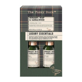 Baylis & Harding Sada pečující kosmetiky pro muže Hemp/Bergamot/Sandalwood, zelená barva, plast