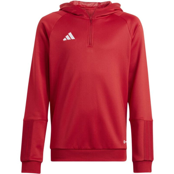 Dětská mikina adidas Tiro 23 Competition Hoodie červená HI3052 164cm