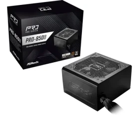 ASRock PRO-850B černá / Zdroj ATX / 850 W / 80 PLUS Bronze / ATX 3.1 / 120 mm (90-UXR085-BNEAA2)