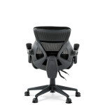 Kancelářská židle, houpací mechanismus, černá síťovina, KA-Y309 BK