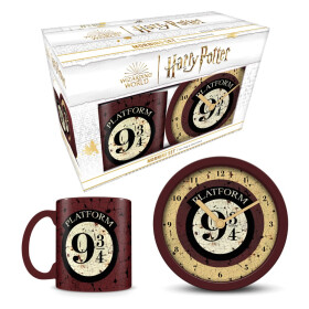 Dárkový set Harry Potter 3/4 (hodiny budík)