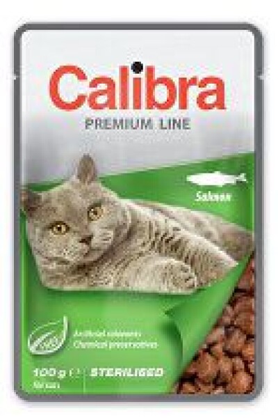 Calibra Cat kapsa Premium Sterilised Salmon 100g