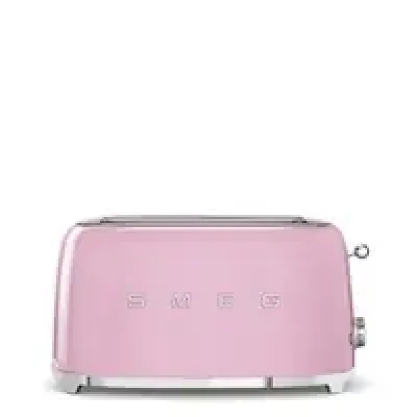 Smeg TSF02PKEU růžová / Topinkovač / 1500 W / 2 sloty / 4 topinky / 6 stupňů opečení (TSF02PKEU)